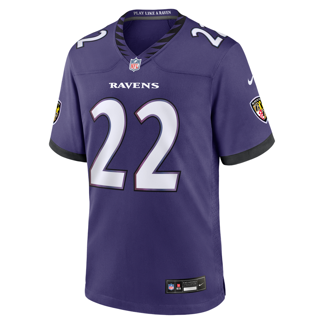 Derrick Henry Baltimore Ravens Nike Team Game Official Jersey - Purple