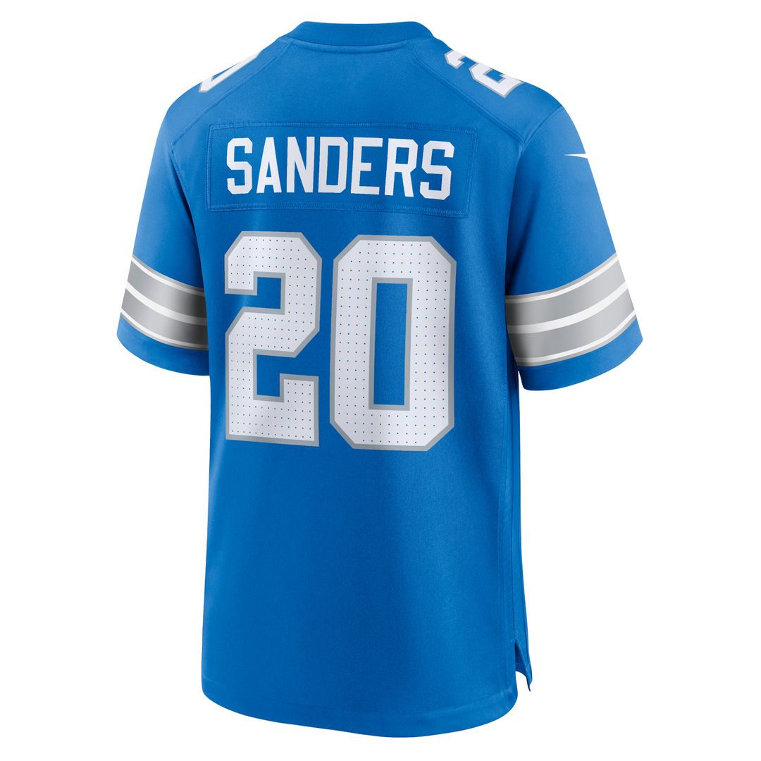 Barry Sanders Detroit Lions Nike 2nd Alternate Retired Player Game Official Jersey - Black
