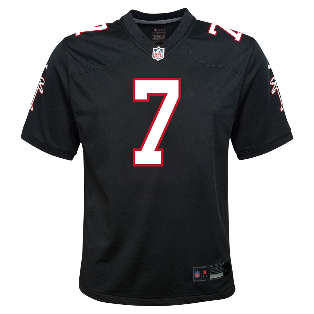 Bijan Robinson Atlanta Falcons Nike Youth Game Official Jersey - Black