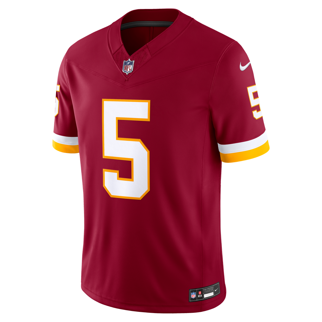 Jayden Daniels Washington Commanders Nike Vapor F.U.S.E. Stitched Limited Official Jersey - Burgundy