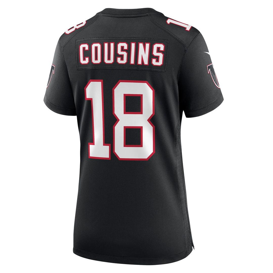 Kirk Cousins Atlanta Falcons Nike Women's Alternate Game Jersey - Black