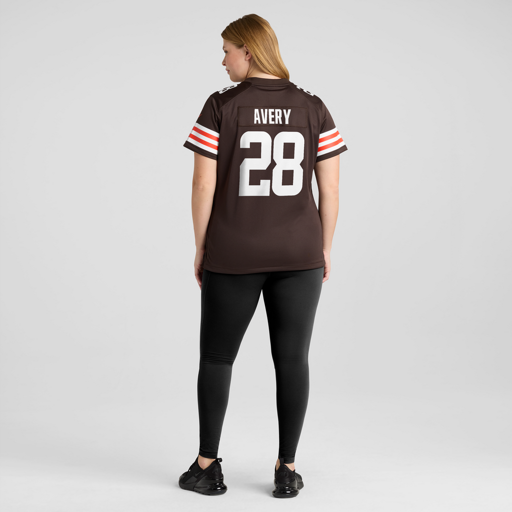 Tre Avery Cleveland Browns Nike Women's Team Game Jersey - Brown