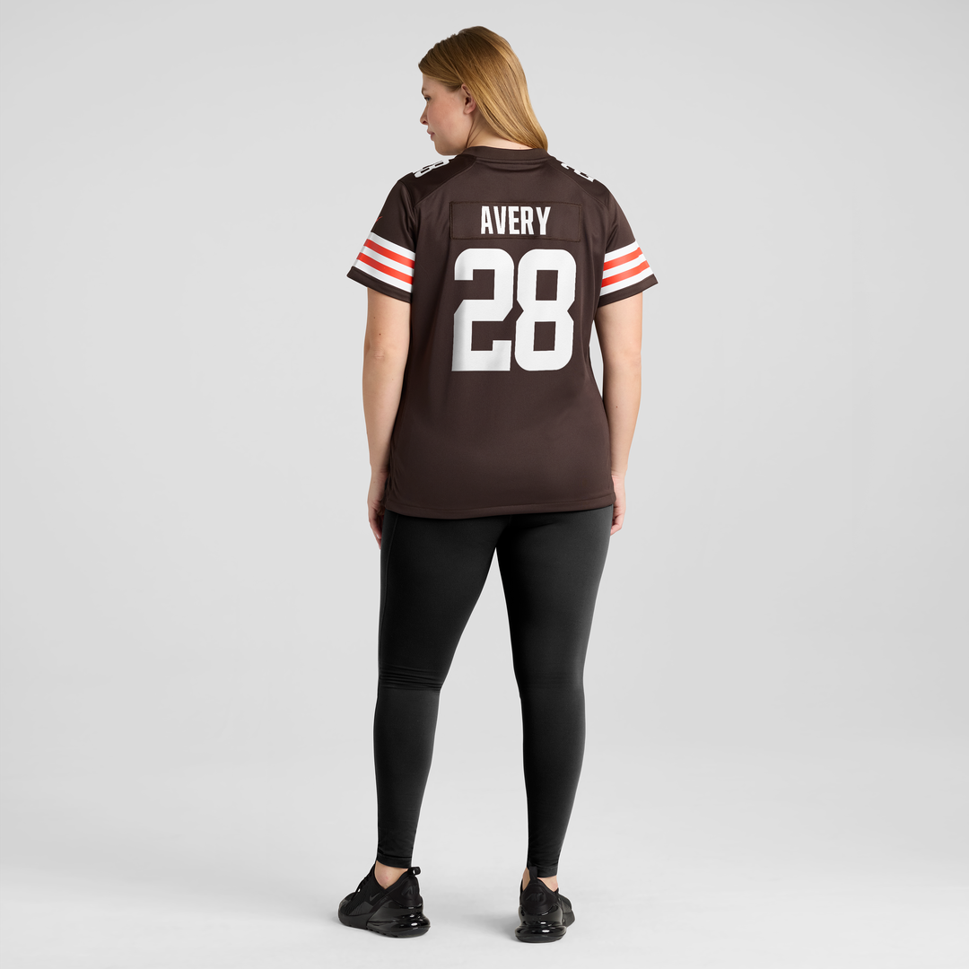 Tre Avery Cleveland Browns Nike Women's Team Game Jersey - Brown