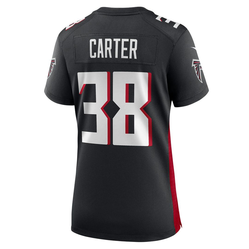 Nathan Carter Atlanta Falcons Nike Women's Team Game Jersey - Black