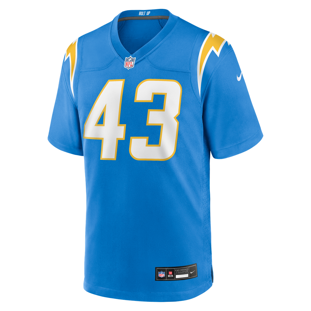 Michael Davis Los Angeles Chargers Nike Game Official Jersey - Powder Blue
