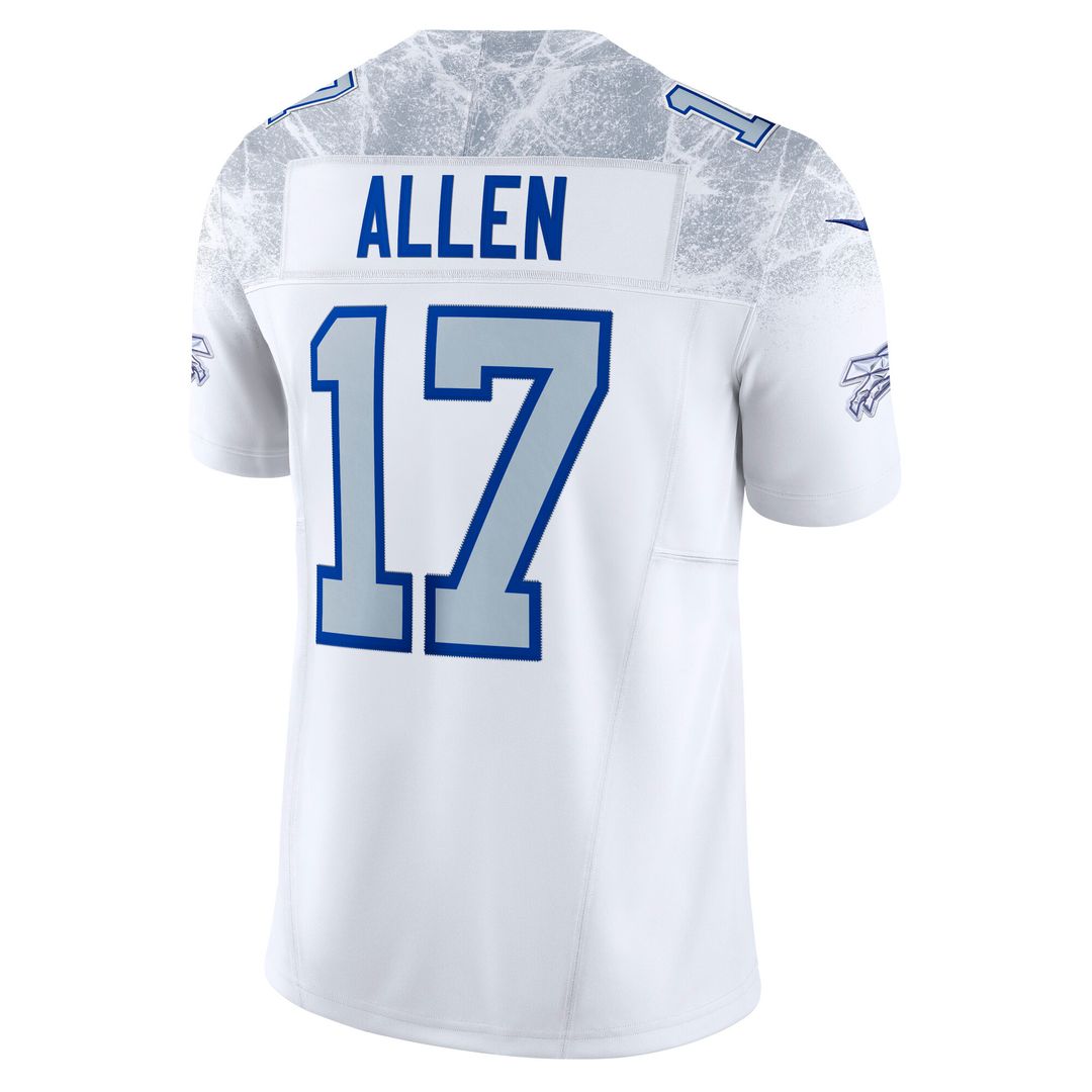 Josh Allen Buffalo Bills Nike 2025 Rivalries Collection Stitched Limited Official Jersey - White