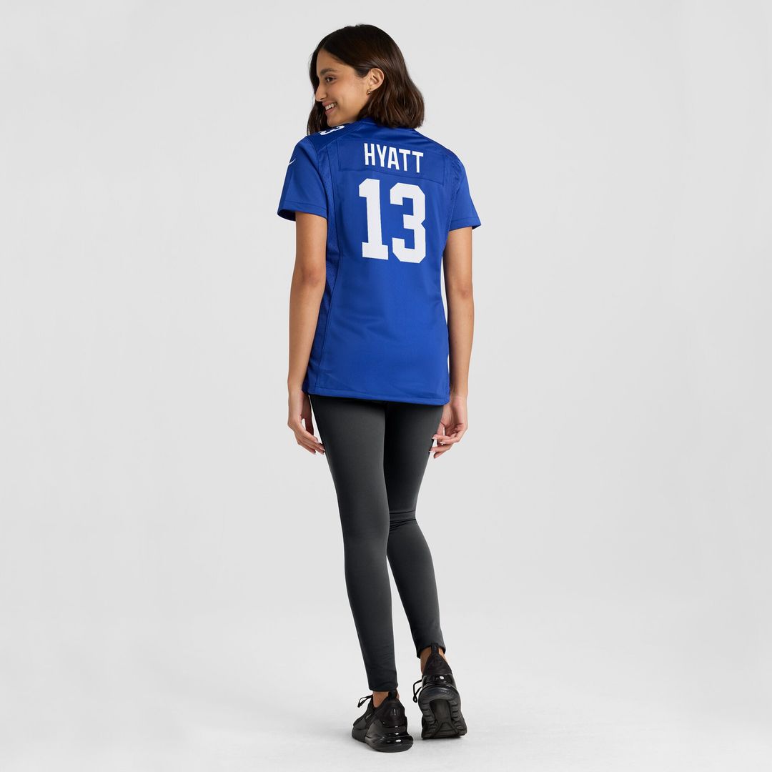 Jalin Hyatt New York Giants Nike Women's Team Game Jersey - Royal