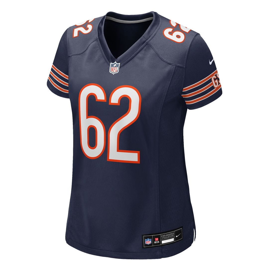 Joe Thuney Chicago Bears Nike Women's Team Game Official Jersey -  Navy