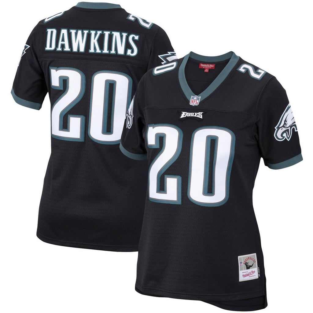 Brian Dawkins Philadelphia Eagles Mitchell & Ness Women's Legacy Replica Team Official Jersey - Black