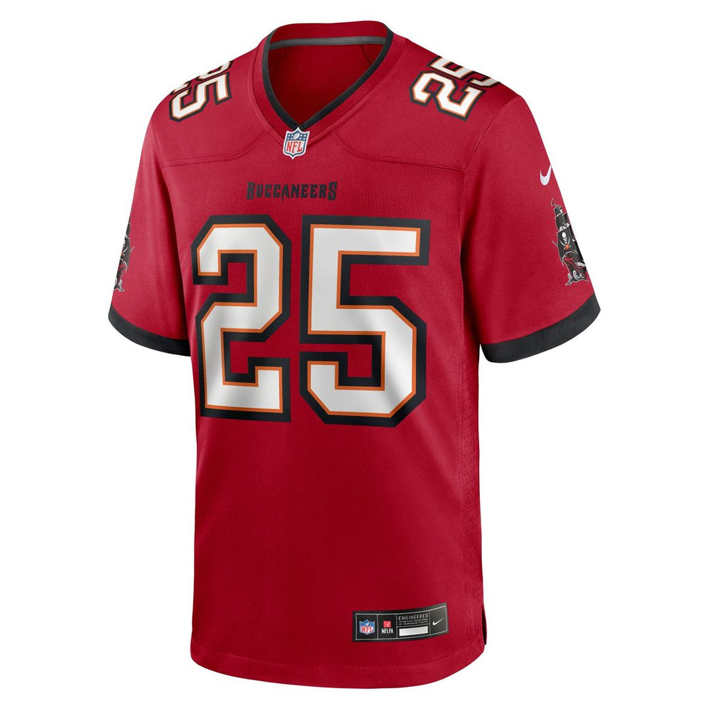 Jacob Parrish Tampa Bay Buccaneers Nike Team Game Official Jersey -  Red
