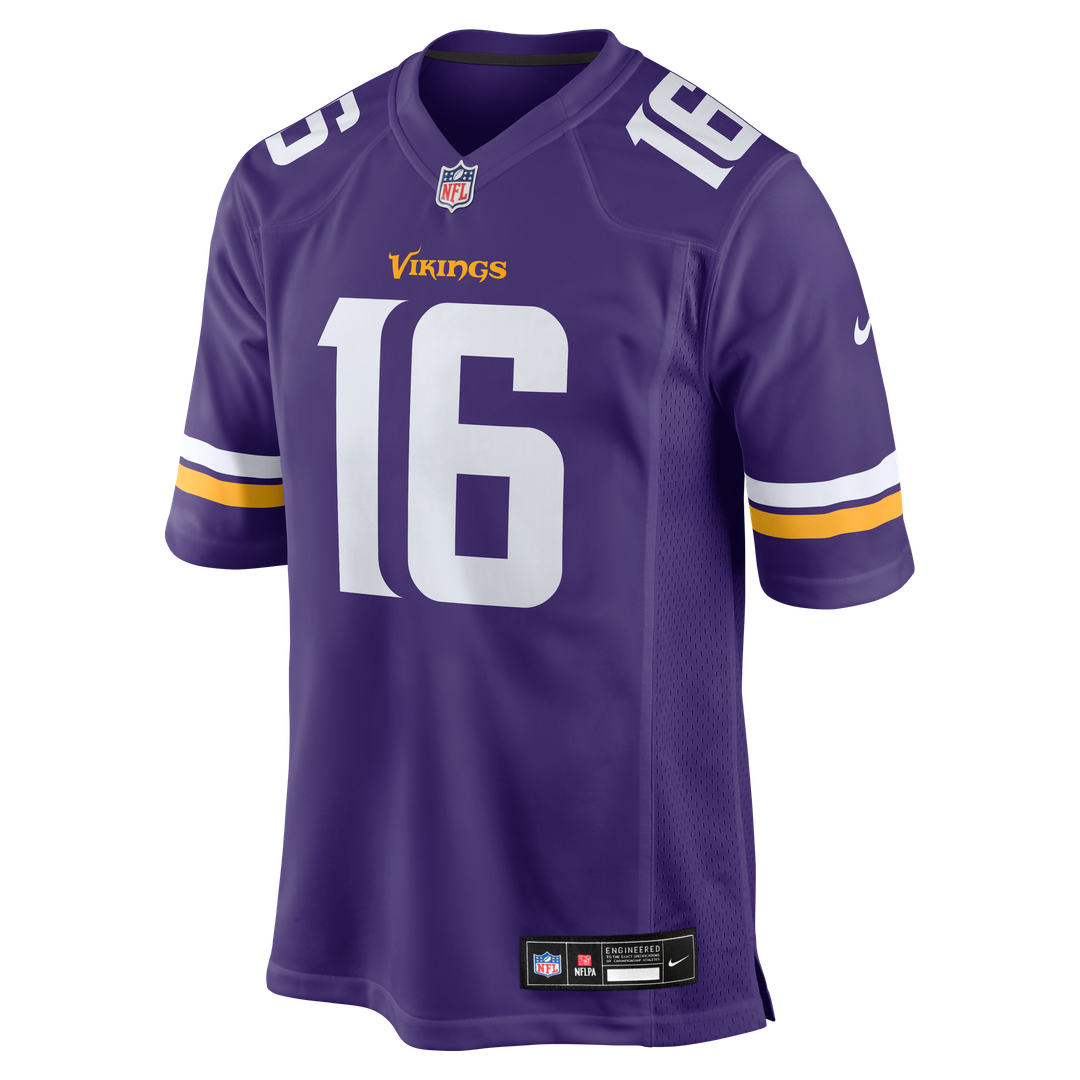Jaren Hall Minnesota Vikings Nike  Game Official Jersey -  Purple