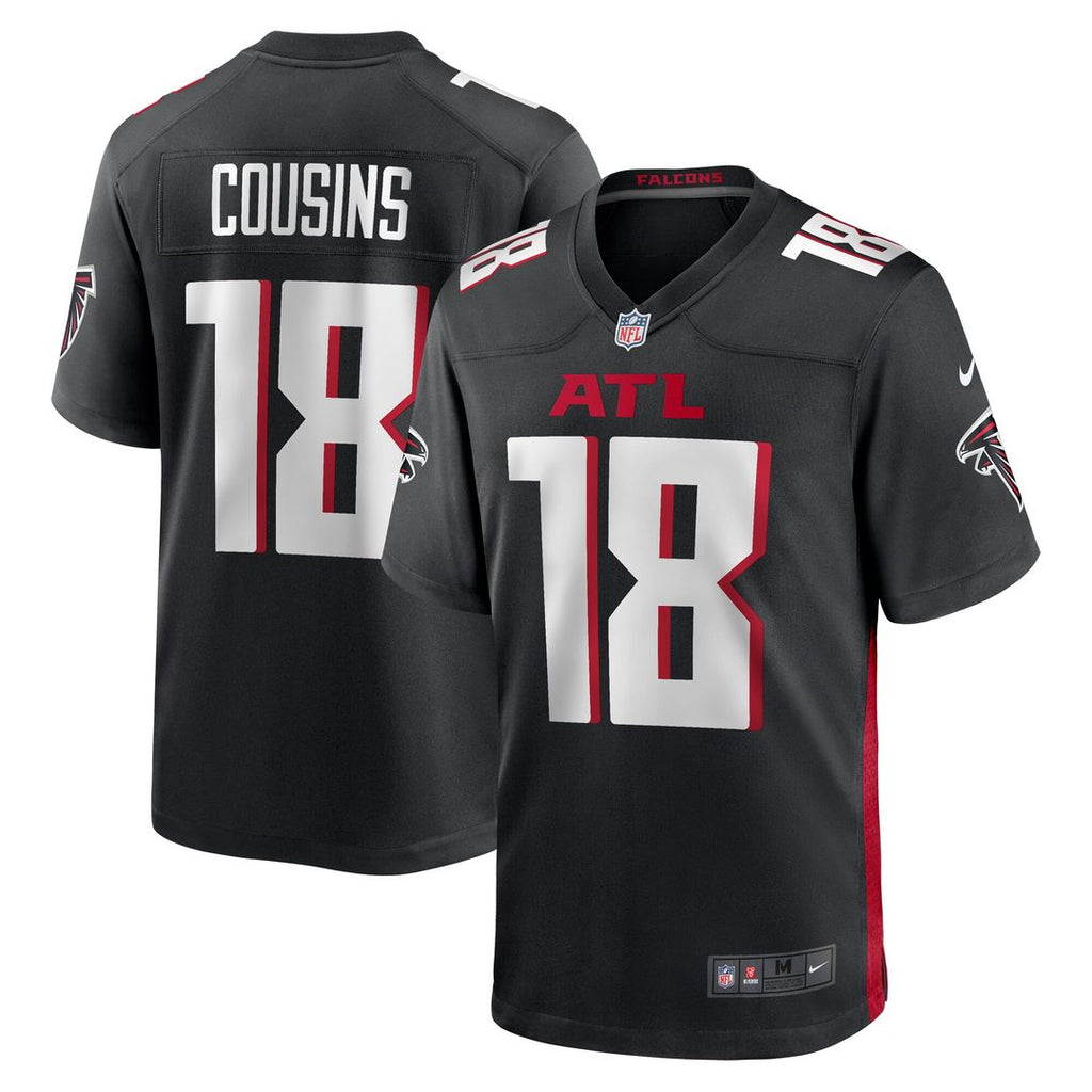 Kirk Cousins Atlanta Falcons Nike Youth Game Official Jersey - Black