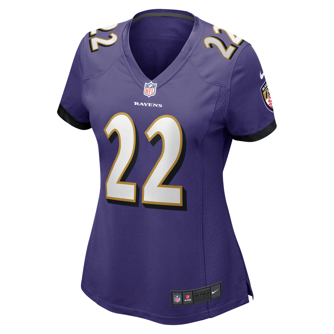 Derrick Henry Baltimore Ravens Nike Women's Game Player Official Jersey - Purple