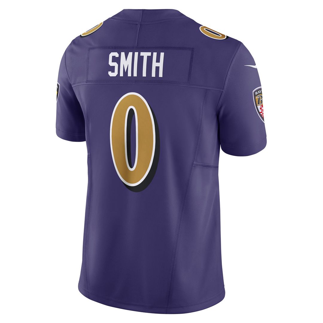 Roquan Smith Baltimore Ravens Nike Alternate 2 Vapor F.U.S.E. Limited Official Jersey - Purple