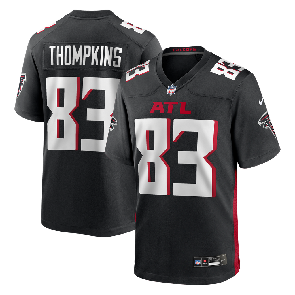 Deven Thompkins Atlanta Falcons Nike Team Game Jersey - Black