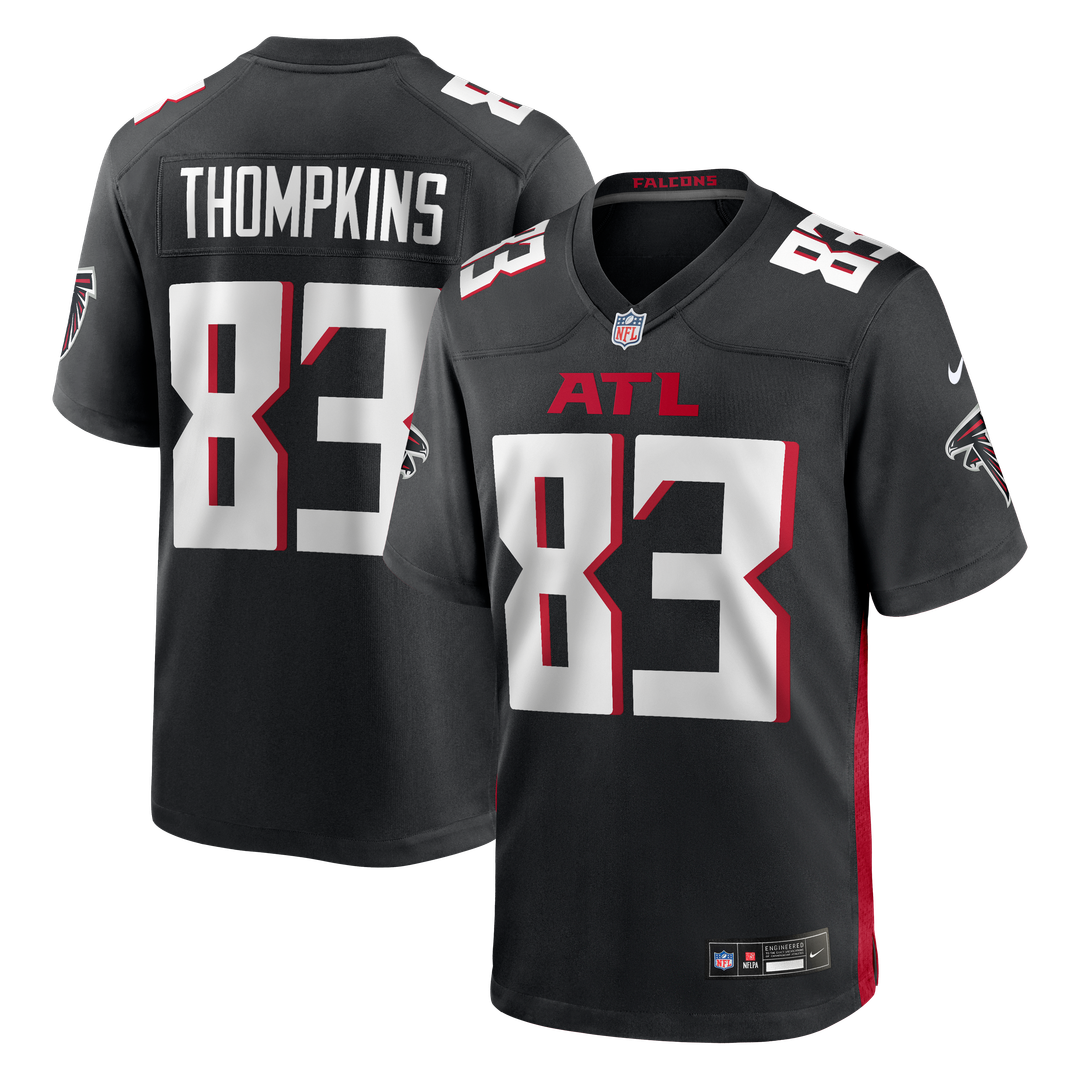 Deven Thompkins Atlanta Falcons Nike Team Game Jersey - Black