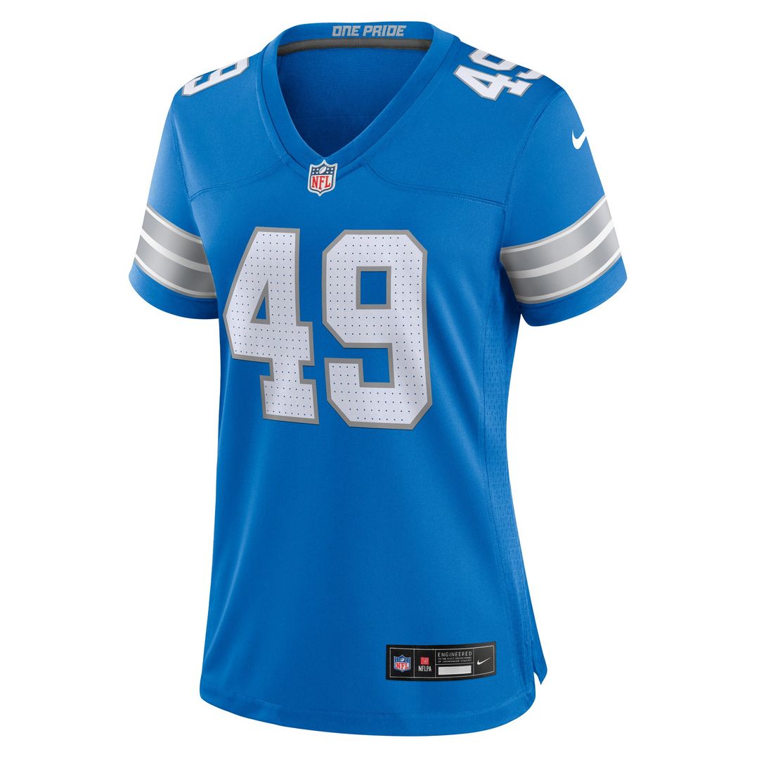 Hogan Hatten Detroit Lions Nike Women's Game Jersey - Blue