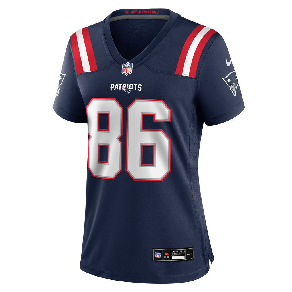 Efton Chism III New England Patriots Nike Women's Team Game Jersey - Navy