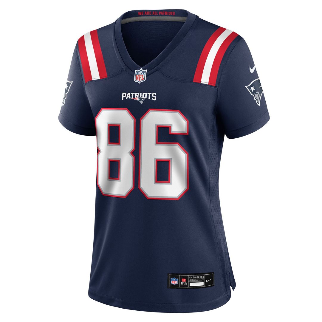 Efton Chism III New England Patriots Nike Women's Team Game Jersey - Navy