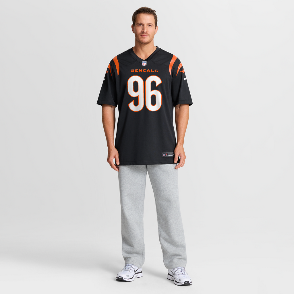Cam Sample Cincinnati Bengals Nike Game Official Jersey - Black
