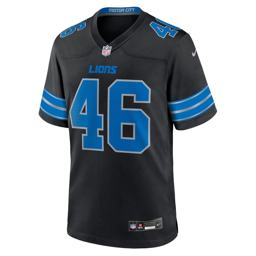 Jack Campbell Detroit Lions Nike Game Official Jersey - Blue