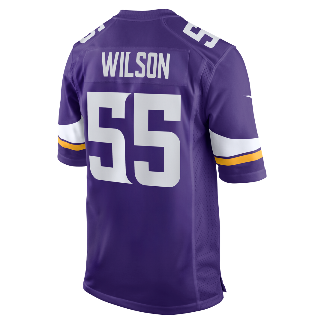 Eric Wilson Minnesota Vikings Nike Team Game Official Jersey -  Purple