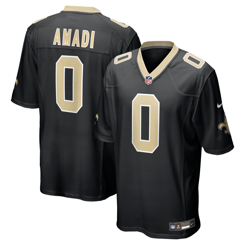 Ugo Amadi New Orleans Saints Nike Team Game Jersey - Black