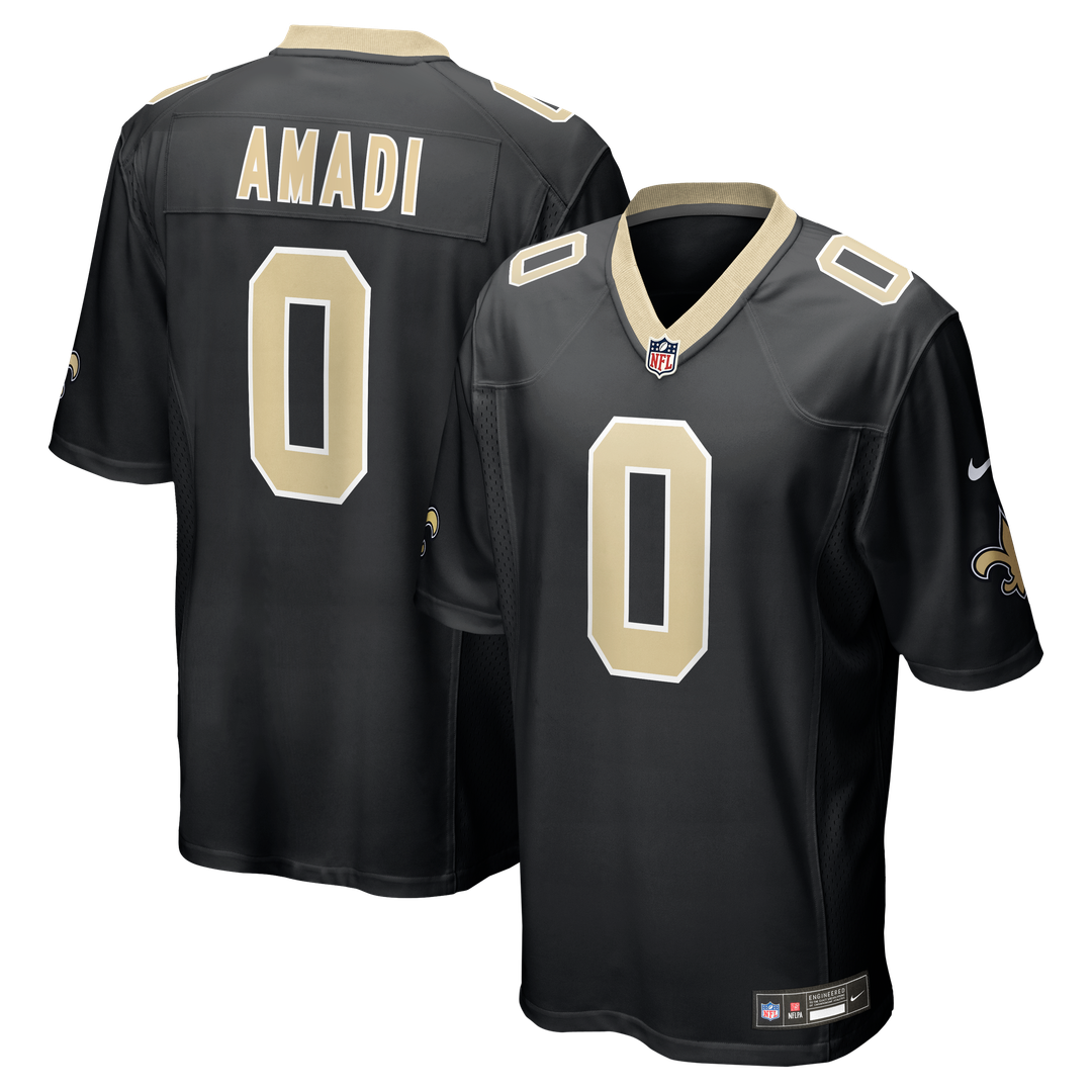 Ugo Amadi New Orleans Saints Nike Team Game Jersey - Black