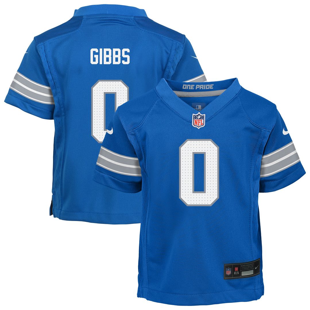 Jahmyr Gibbs Detroit Lions Nike Toddler Game Jersey - Blue