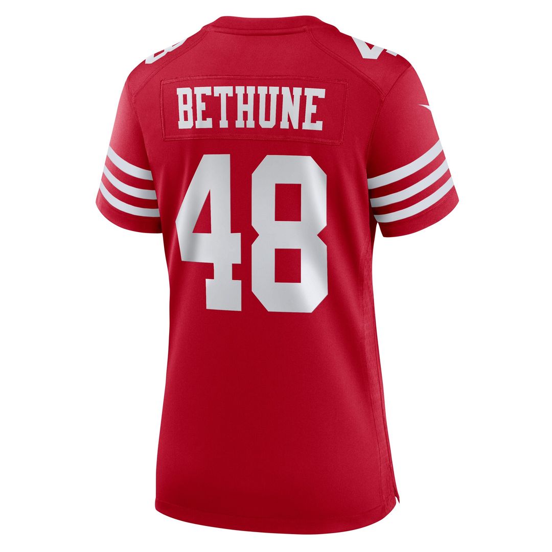Tatum Bethune San Francisco 49ers Nike Women's Team Game Official Jersey -  Scarlet