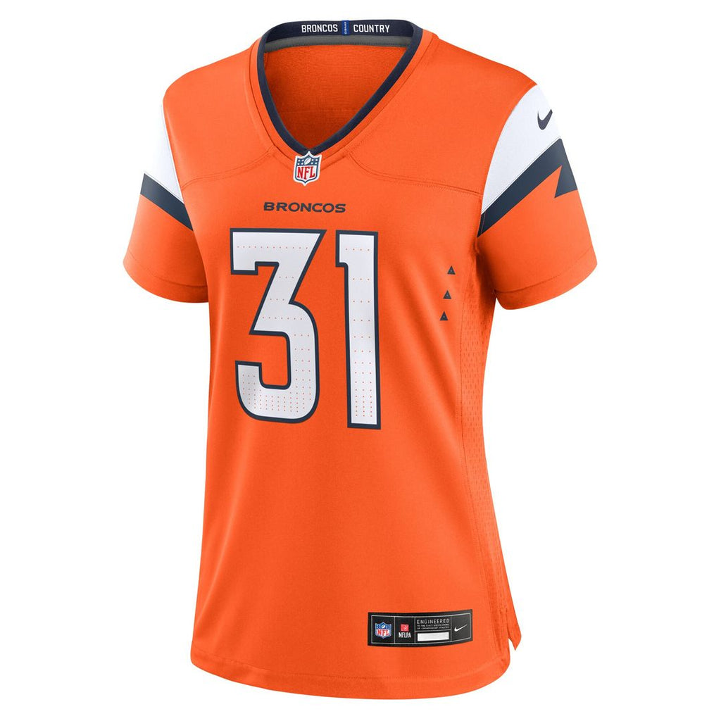 Kris Abrams-Draine Denver Broncos Nike Women's Team Game Jersey - Orange