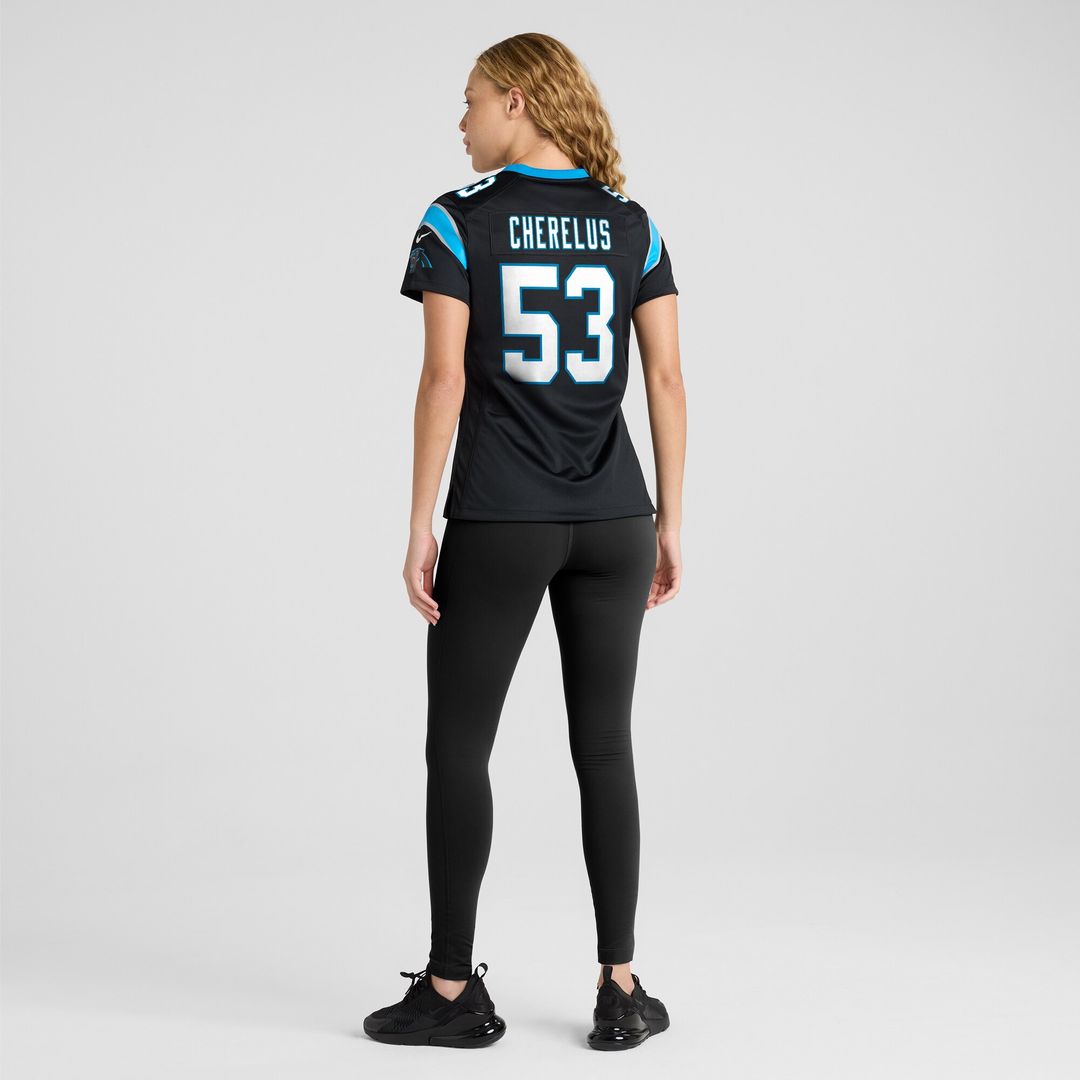 Claudin Cherelus Carolina Panthers Nike Women's Team Game Official Jersey -  Black