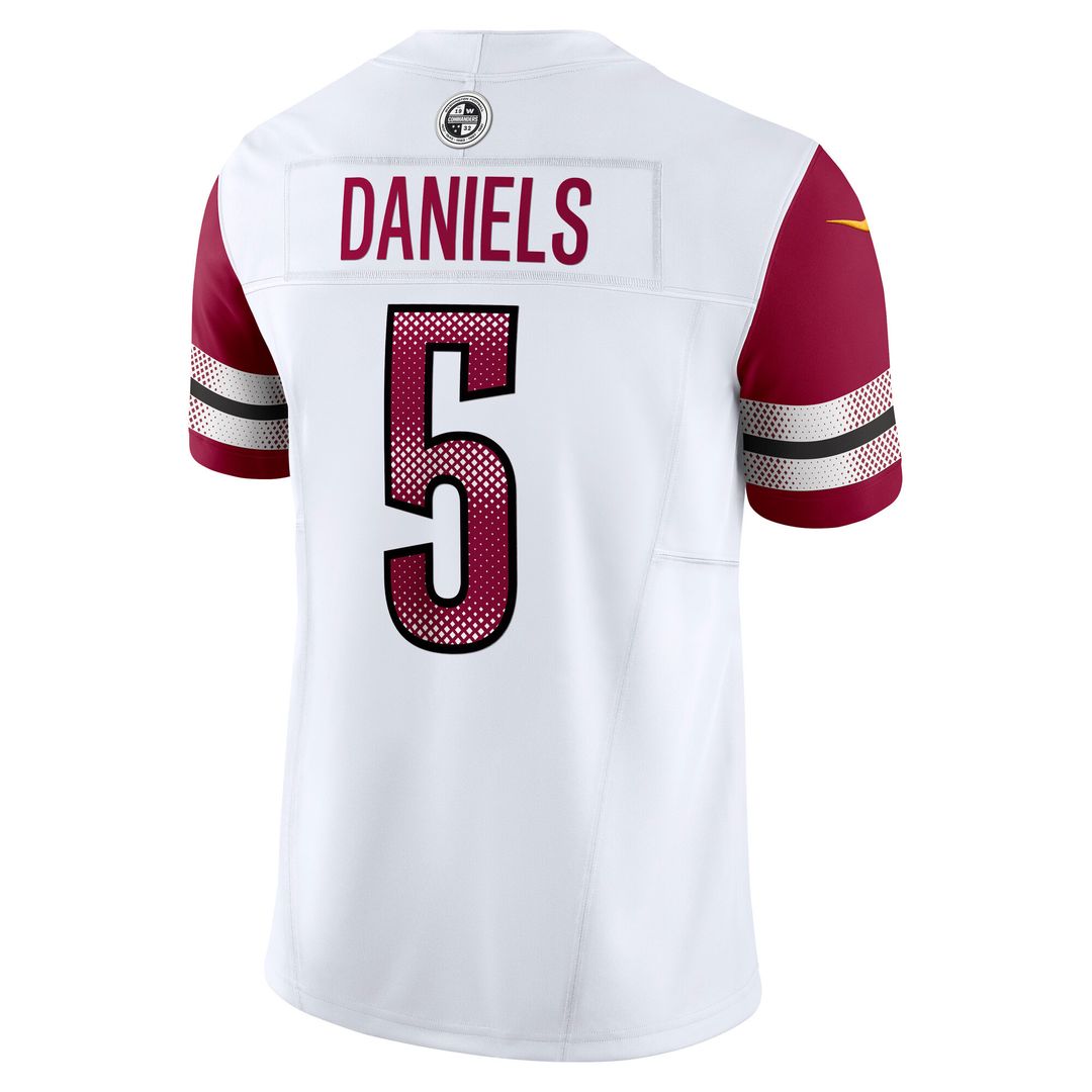 Jayden Daniels Washington Commanders Nike Vapor F.U.S.E. Limited Official Jersey - White