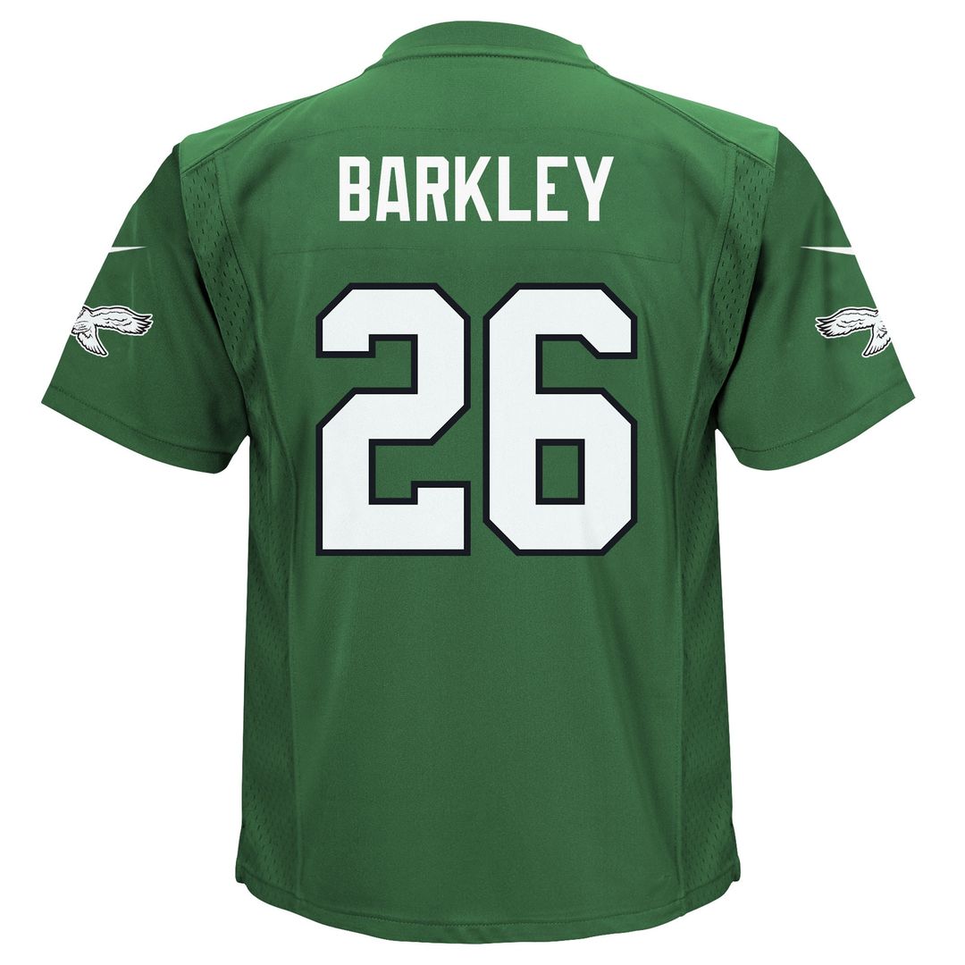 Saquon Barkley Philadelphia Eagles Nike Toddler Alternate Game Jersey - Kelly Green