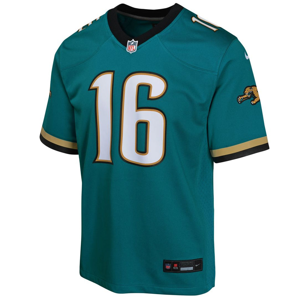 Trevor Lawrence Jacksonville Jaguars Nike Youth Game Official Jersey - Teal