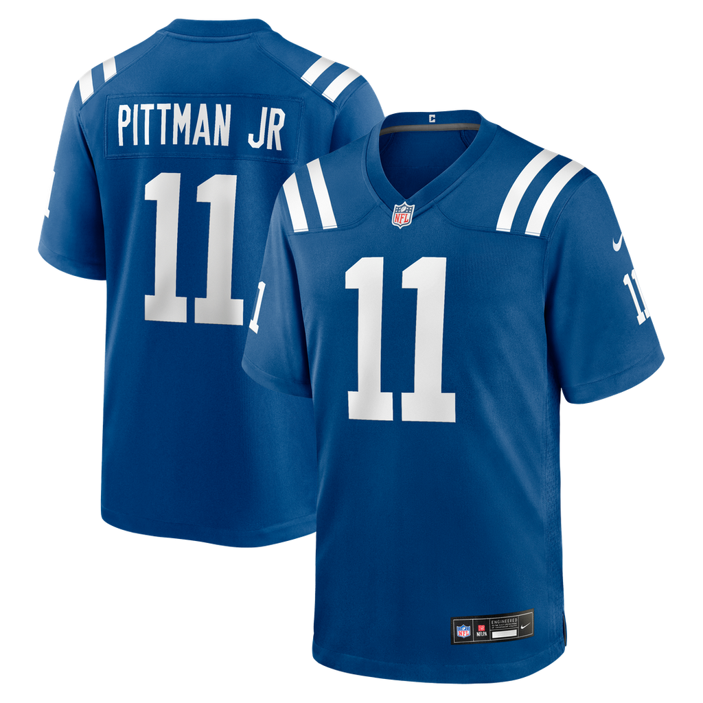 Indiana Nights Michael Pittman Jr. Indianapolis Colts Nike Alternate Game Official Jersey - Blue