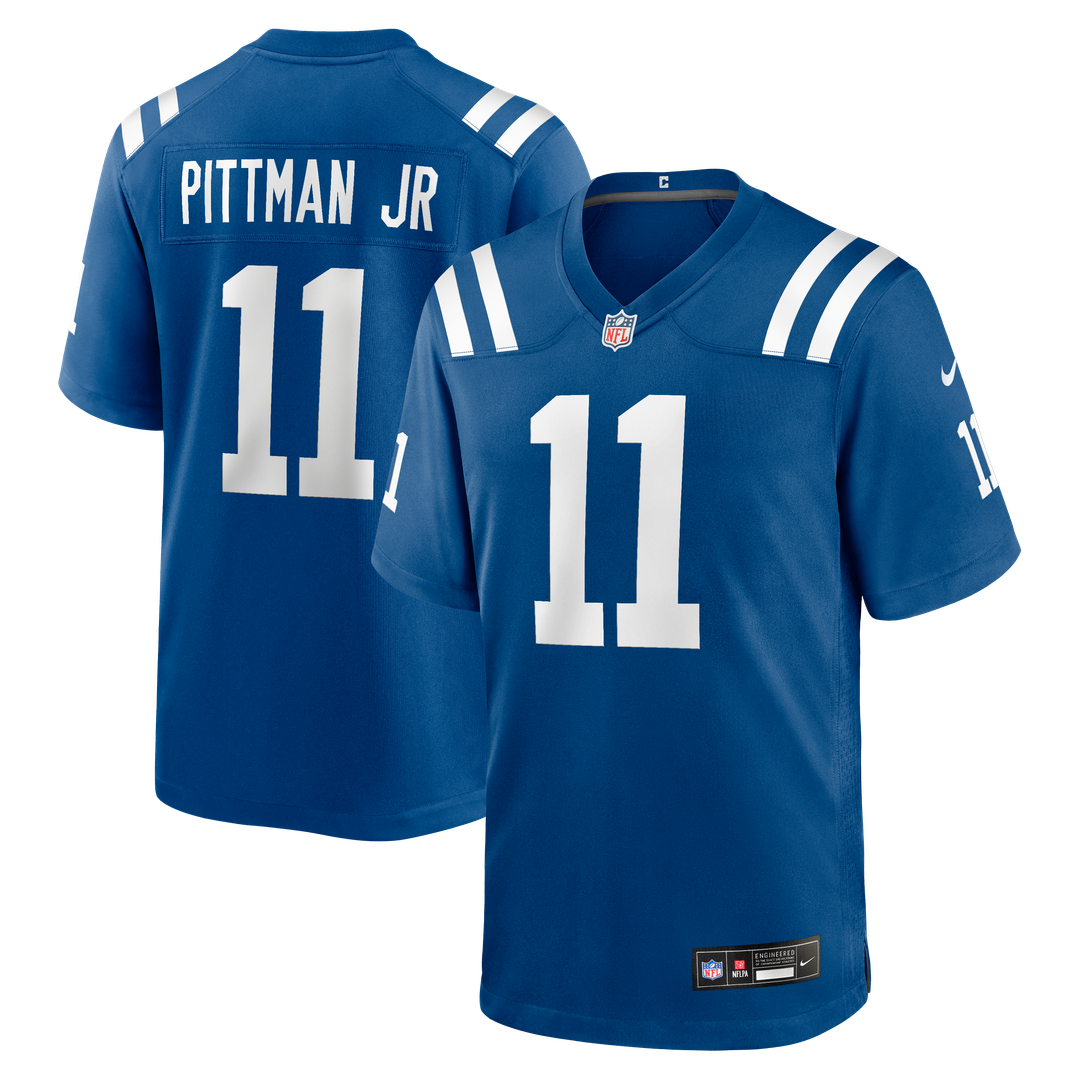 Indiana Nights Michael Pittman Jr. Indianapolis Colts Nike Alternate Game Official Jersey - Blue
