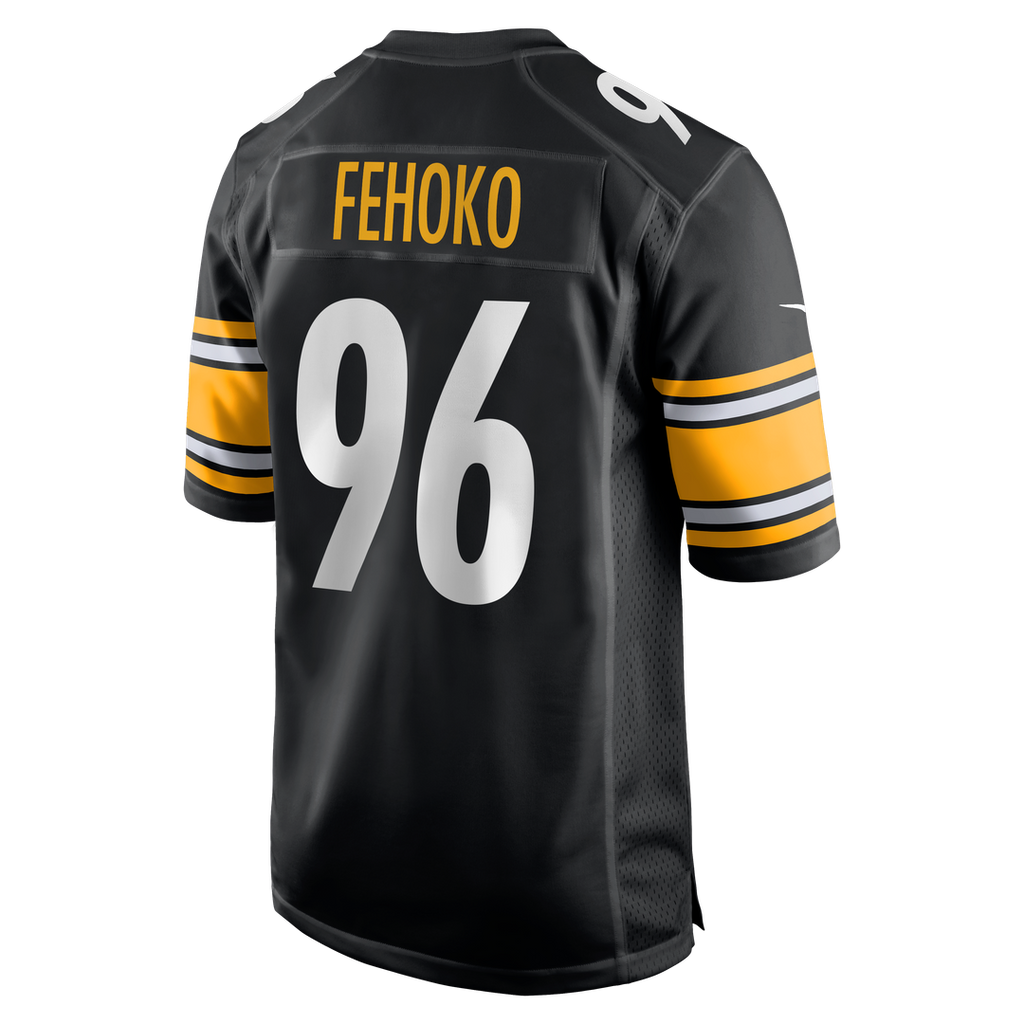 Breiden Fehoko Pittsburgh Steelers Nike Game Jersey - Black