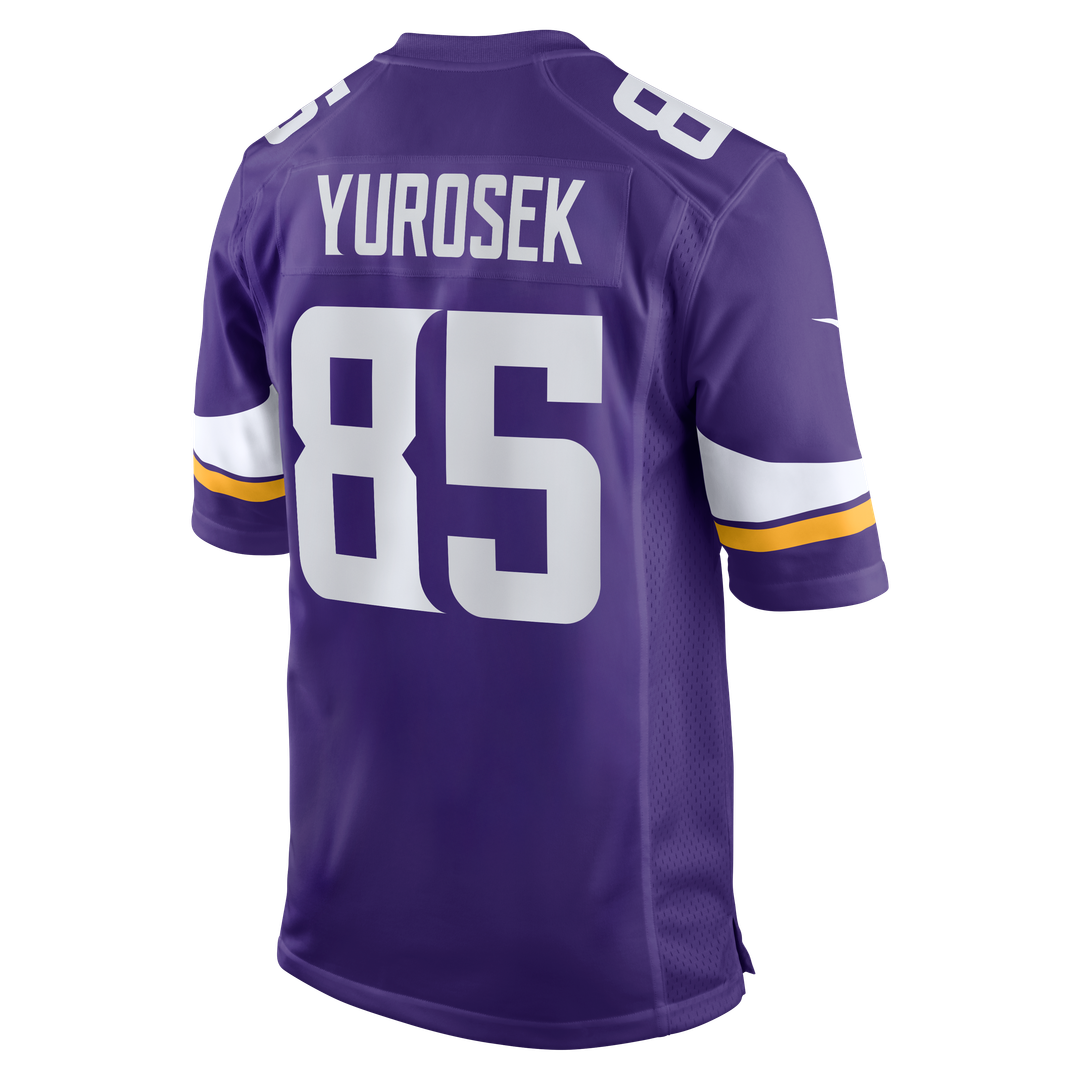 Ben Yurosek Minnesota Vikings Nike Team Game Official Jersey -  Purple