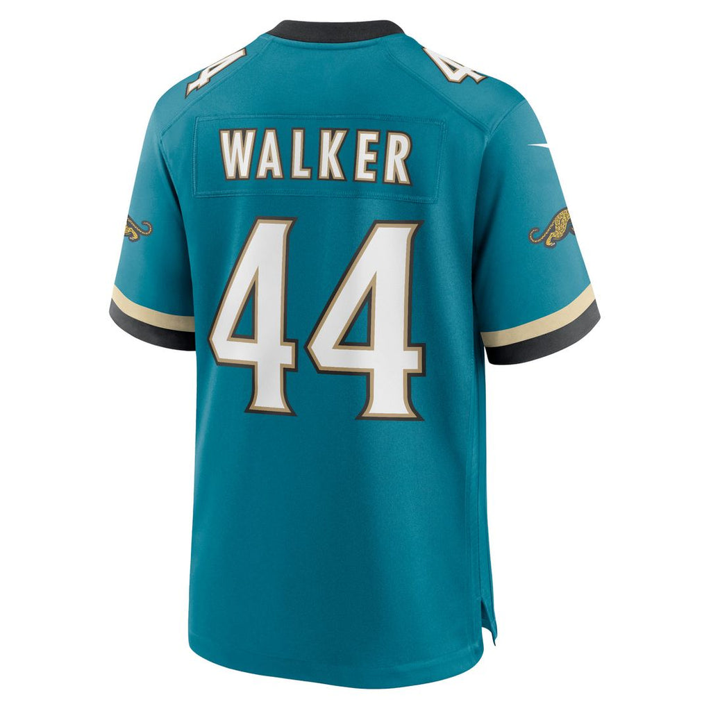 Travon Walker Jacksonville Jaguars Nike Prowler Throwback Player Game Official Jersey - Teal
