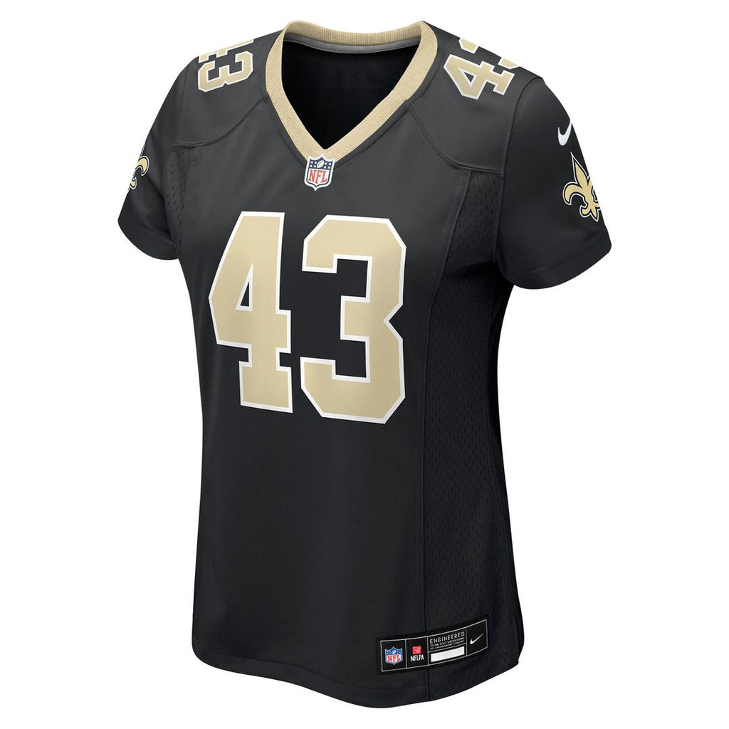 Michael Davis New Orleans Saints Nike Women's Team Game Official Jersey -  Black