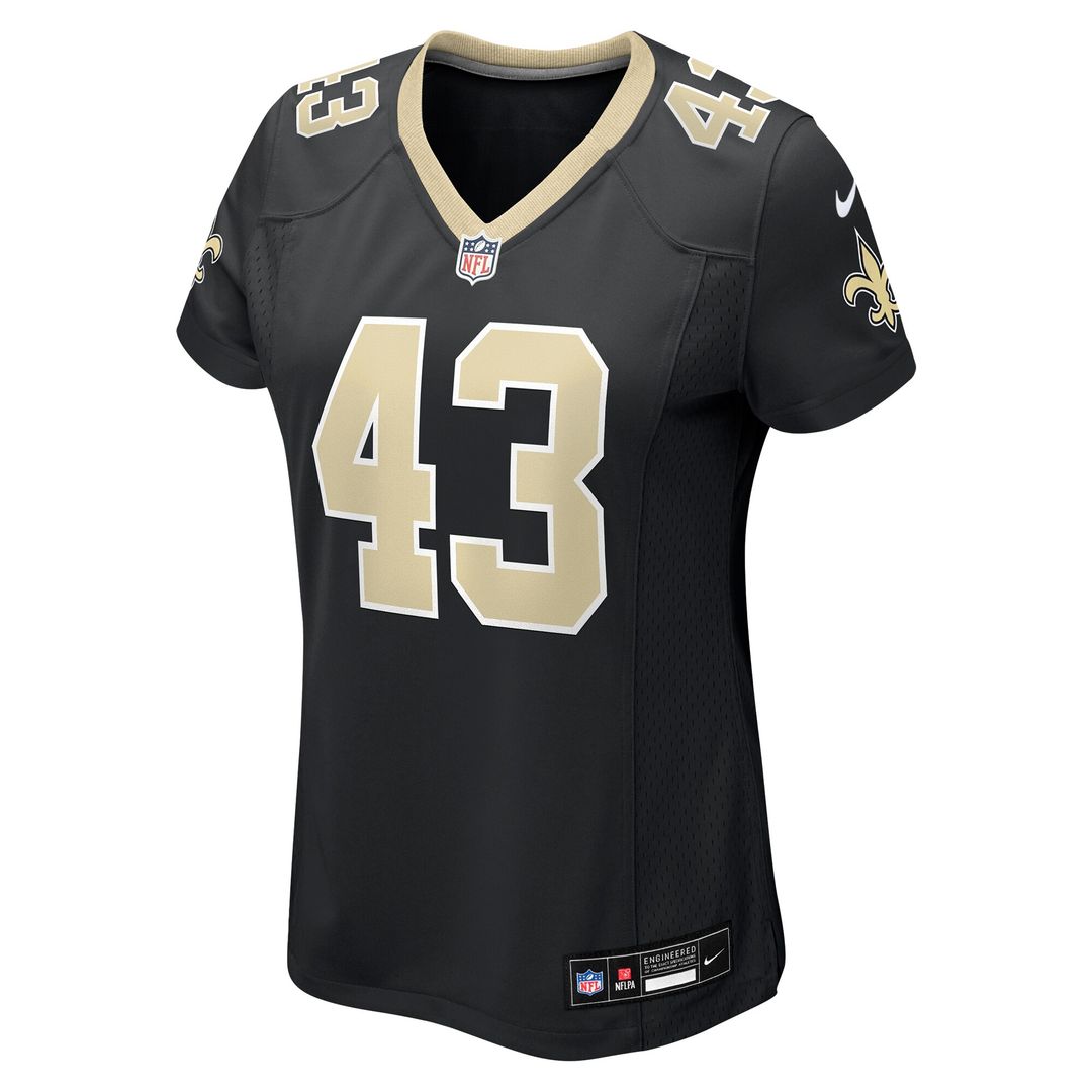 Michael Davis New Orleans Saints Nike Women's Team Game Official Jersey -  Black