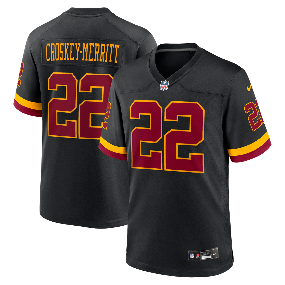 Jacory Croskey-Merritt Washington Commanders Nike Game Official Jersey - Burgundy