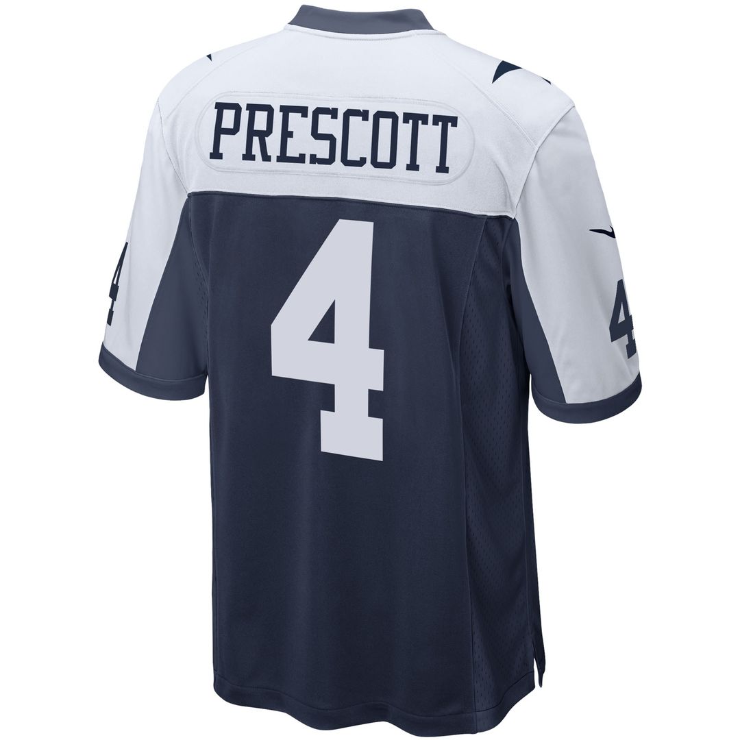 Dak Prescott Dallas Cowboys Nike Alternate Game Team Official Jersey - White