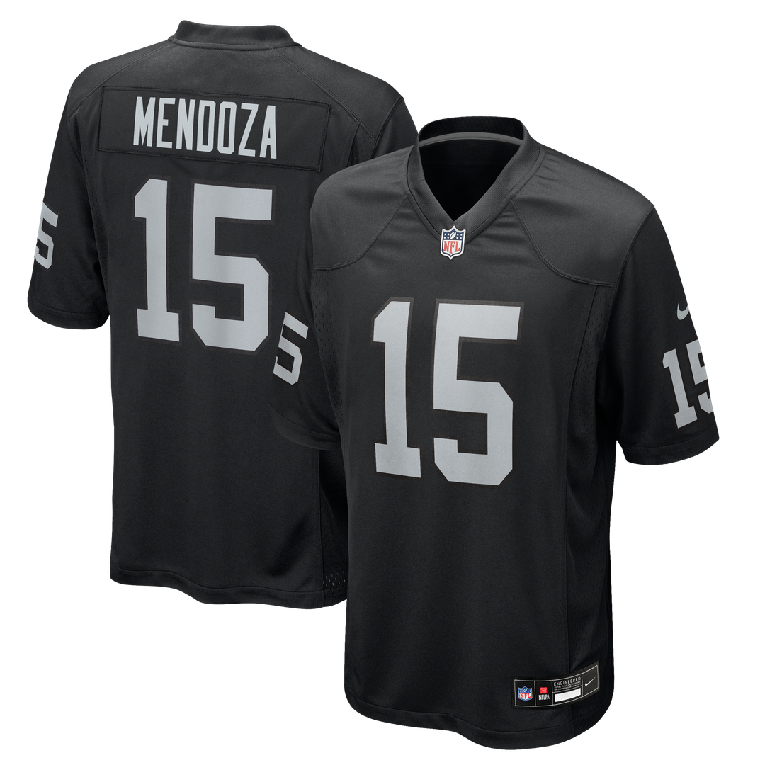 Fernando Mendoza Las Vegas Raiders Nike 2026 NFL Draft First Round Pick No. 1 Team Game Official Jersey - Black