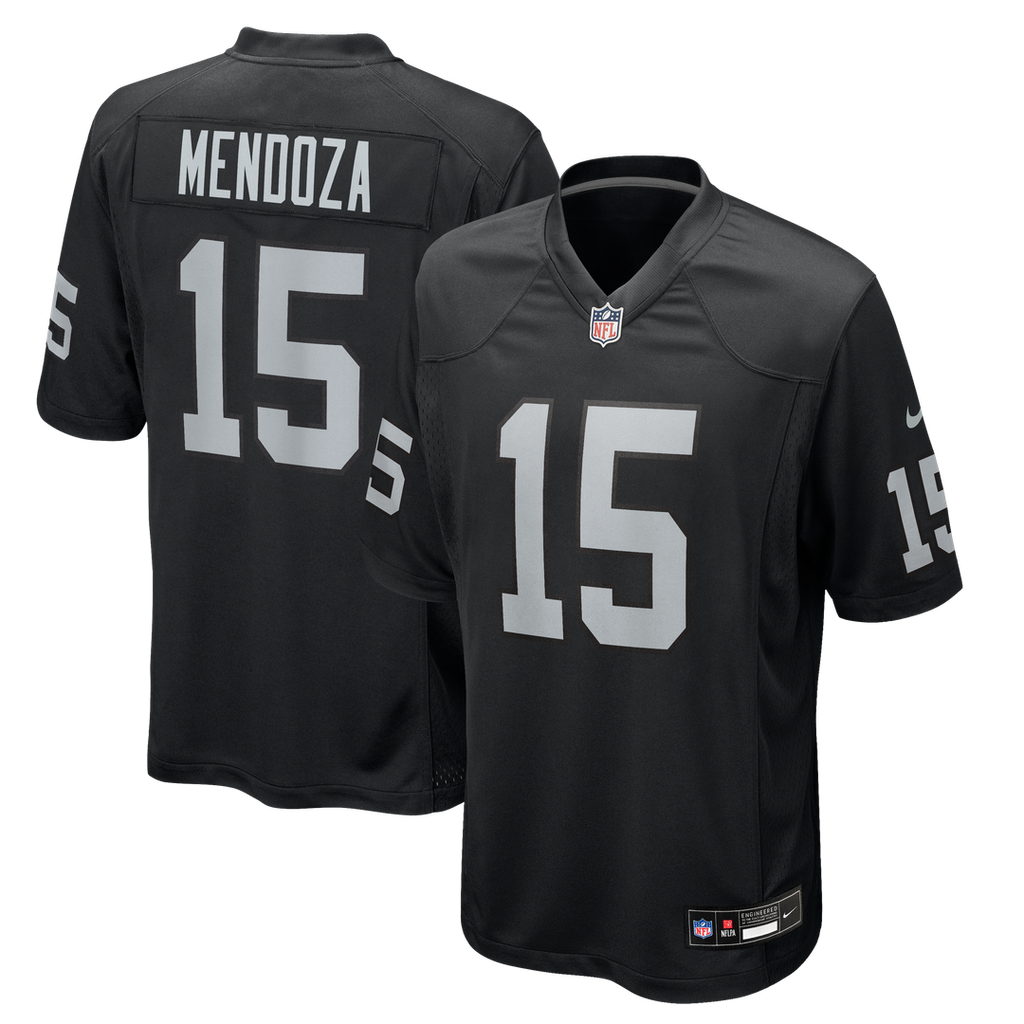 Fernando Mendoza Las Vegas Raiders Nike 2026 NFL Draft First Round Pick No. 1 Team Game Official Jersey - Black
