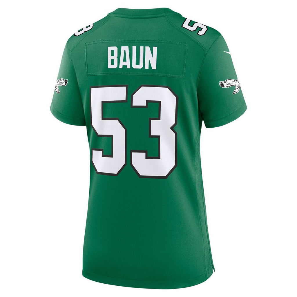 Zack Baun Philadelphia Eagles Nike Women's Game Jersey - Midnight Green