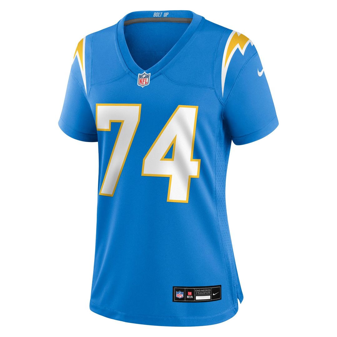 Kayode Awosika Los Angeles Chargers Nike Women's Team Game Official Jersey -  Powder Blue