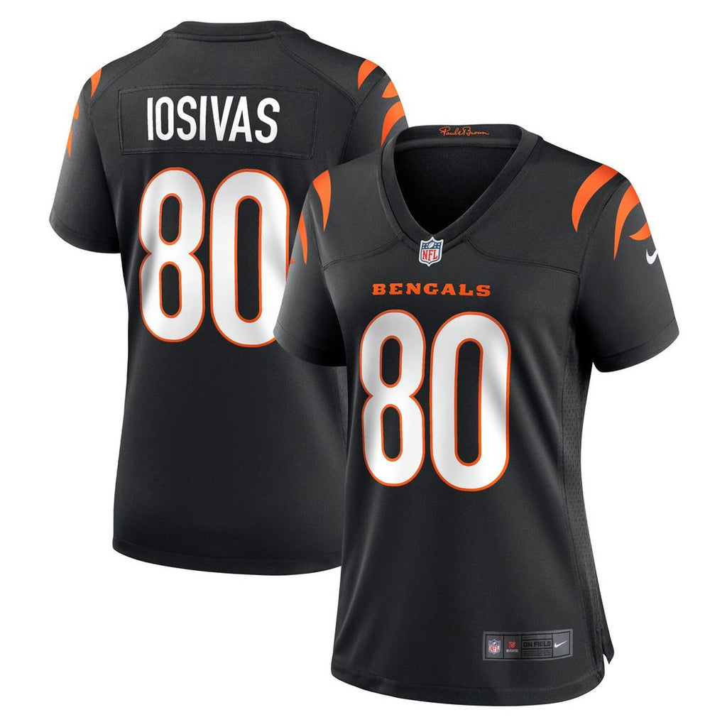 Andrei Iosivas Cincinnati Bengals Nike Women's Team Game Official Jersey -  Black
