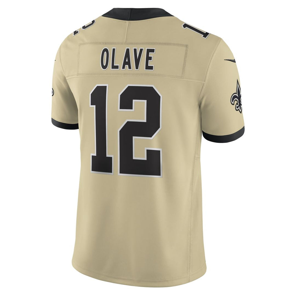 Chris Olave New Orleans Saints Nike Gameday Golds Alternate Vapor F.U.S.E. Limited Official Jersey - Gold